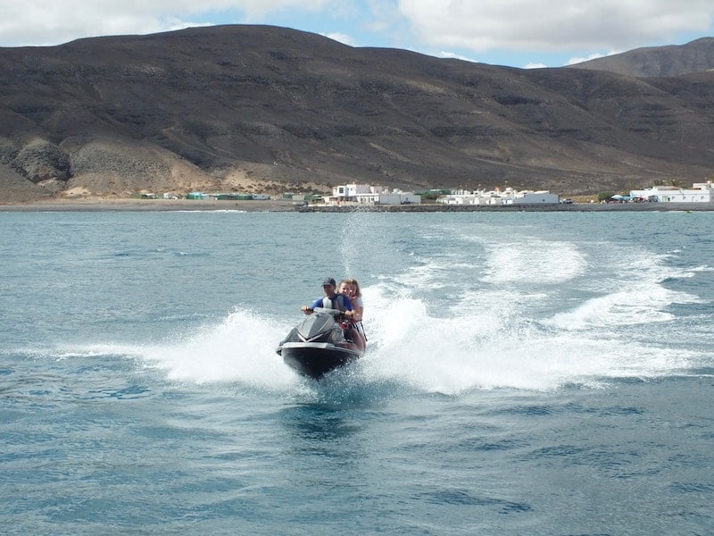 Jetskiing