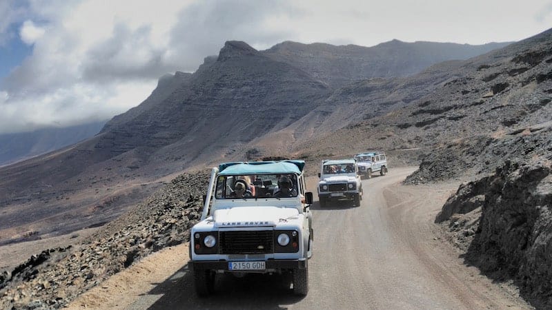 jeeps para llegar a Cofete