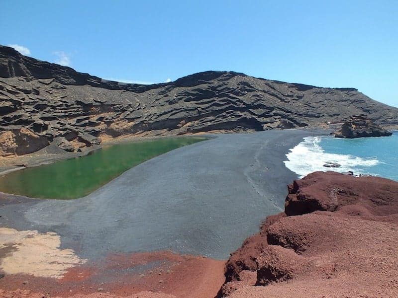 Charco verde en Lanzarote